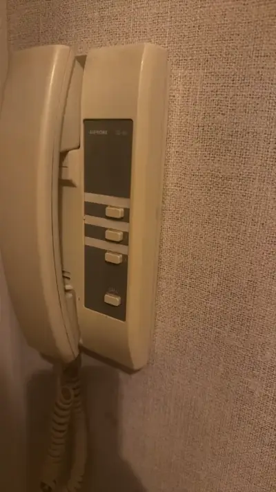 Citófono de pared beige Aiphone modelo IE-8F - miniatura 2
