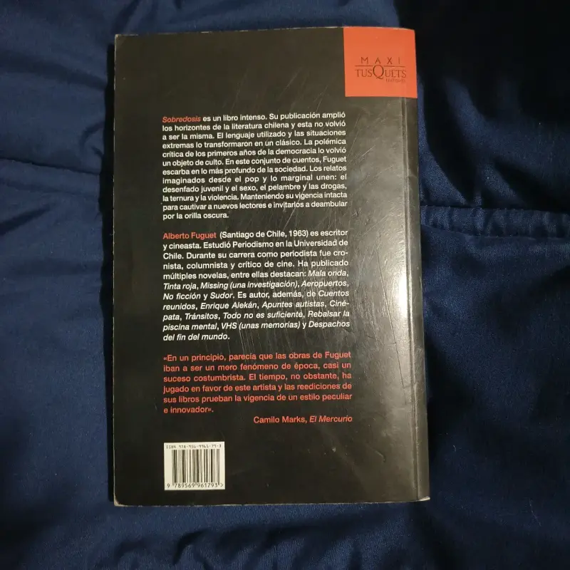 Libro Sobredosis de Alberto Fuguet - 2