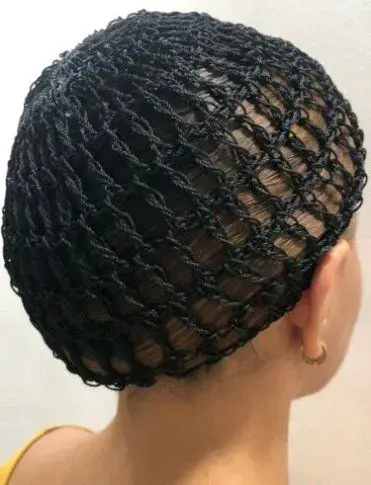 Tubi o Red de cabello negra para mujer - 1