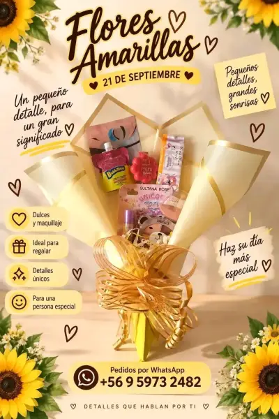 Arreglo de Regalo con Peluche y Dulces - miniatura 1