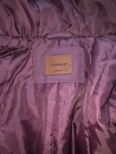 Parka Mujer Morada con Capucha de Piel Sintética Caterpillar - miniatura 2