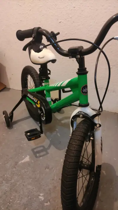 Bicicleta infantil con ruedas de entrenamient - miniatura 3