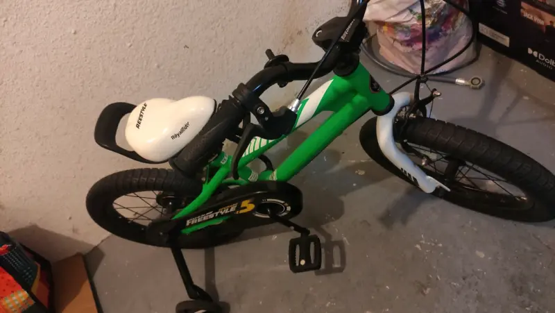 Bicicleta infantil con ruedas de entrenamient - 4