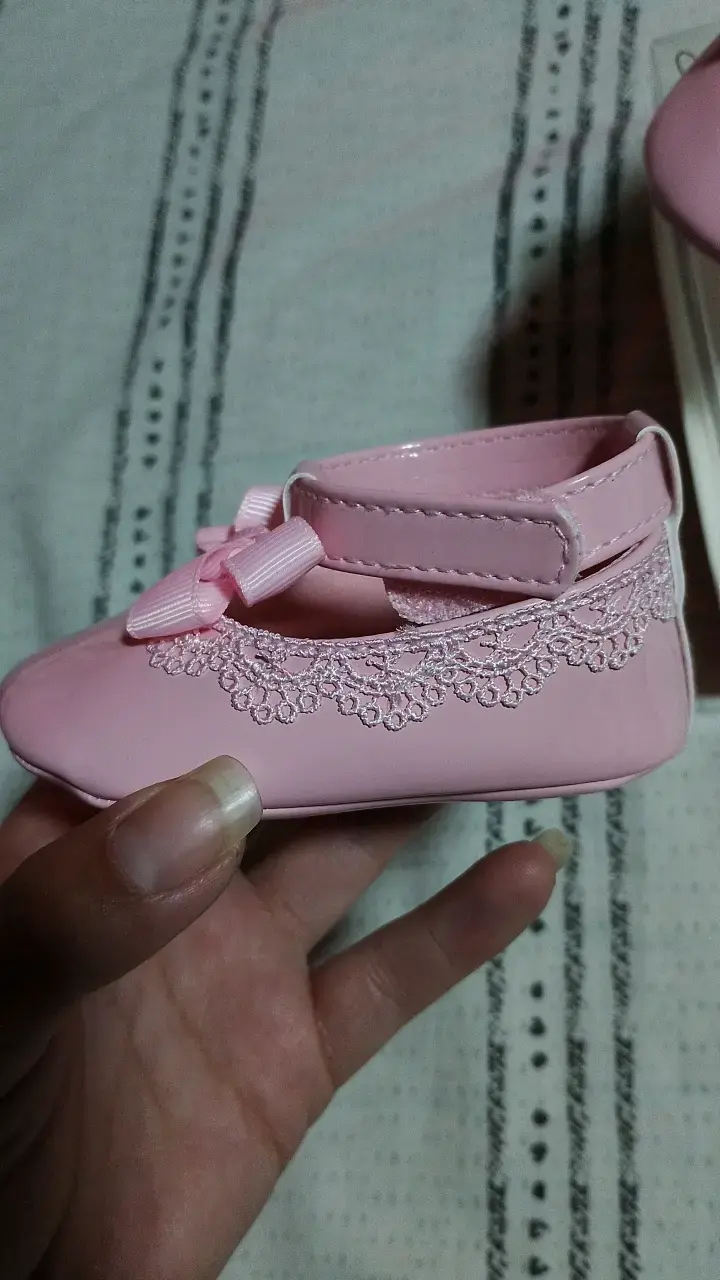 Zapatos de bebé rosados con lazo Limonada - 4