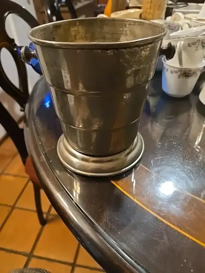 Cubeta de Hielo de Acero Inox y cockidable Vintage - miniatura 2
