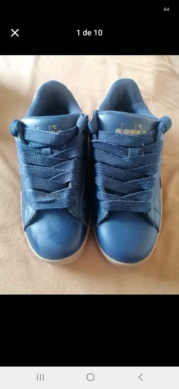 Zapatillas deportivas azules Diadora talla 41 - 1