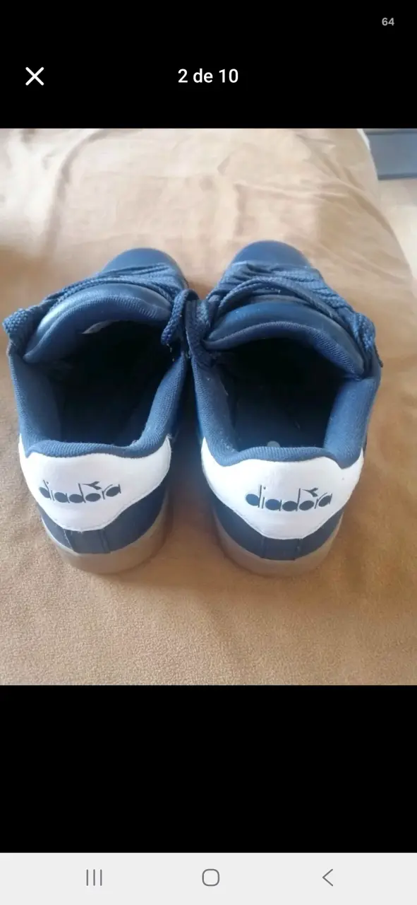 Zapatillas deportivas azules Diadora talla 41 - 2
