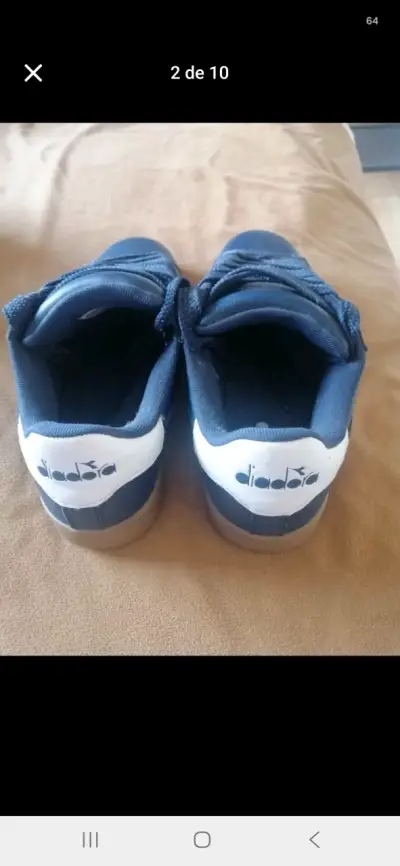 Zapatillas deportivas azules Diadora talla 41 - miniatura 2