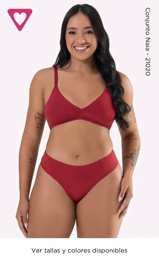 Conjunto de lencería romance Naia - 2