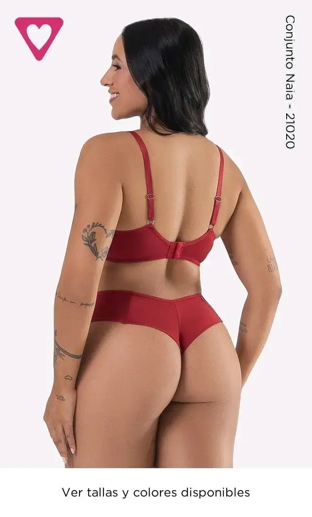 Conjunto de lencería romance Naia - 3