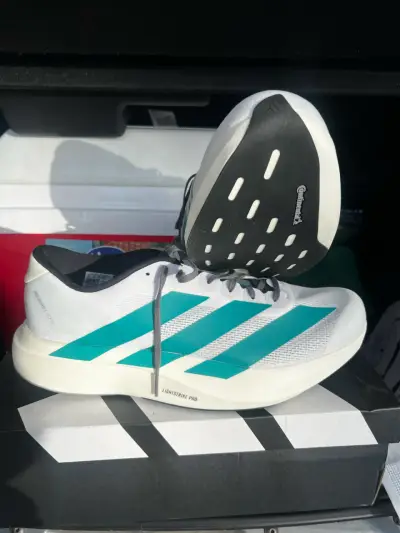 Zapatillas Adidas Adizero Evo SL Blancas Talla 45 1/3 - miniatura 2