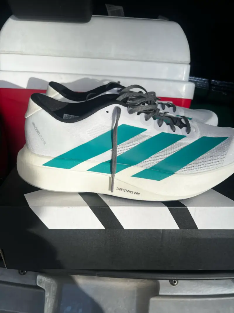 Zapatillas Adidas Adizero Evo SL Blancas Talla 45 1/3 - 4