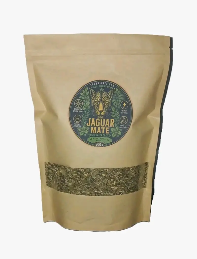 Yerba Mate Jaguar Mate Selva Fresca 300g - 4