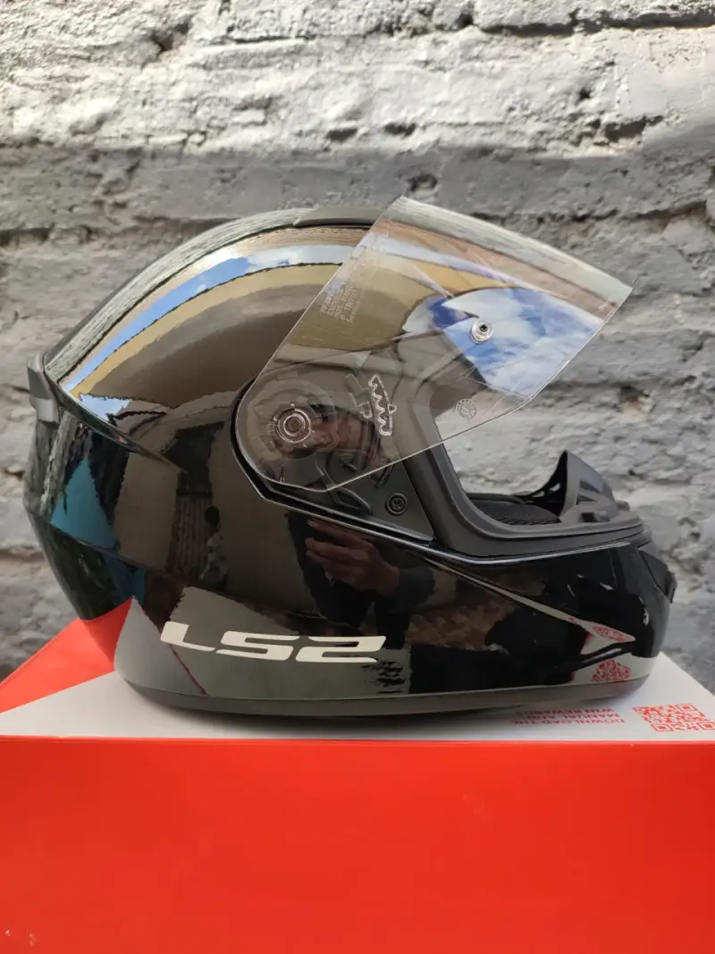 Casco de moto LS2 Rookie negro - 5