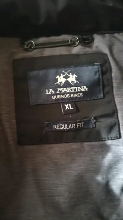 Chaqueta acolchada negra La Martina XL - miniatura 2