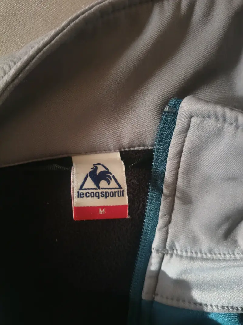 Chaqueta deportiva Le Coq Sportif azul y gris - 1