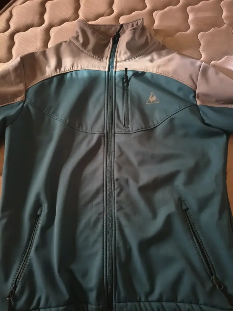 Chaqueta deportiva Le Coq Sportif azul y gris - 2
