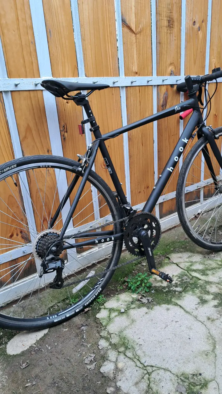 Bicicleta de Ruta Hook Negra Gia2 700c - 2