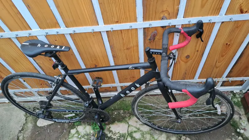 Bicicleta de Ruta Hook Negra Gia2 700c - 3