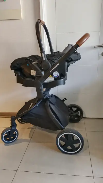 Coche Travel System Bebesit 360 + huevito + base - miniatura 1