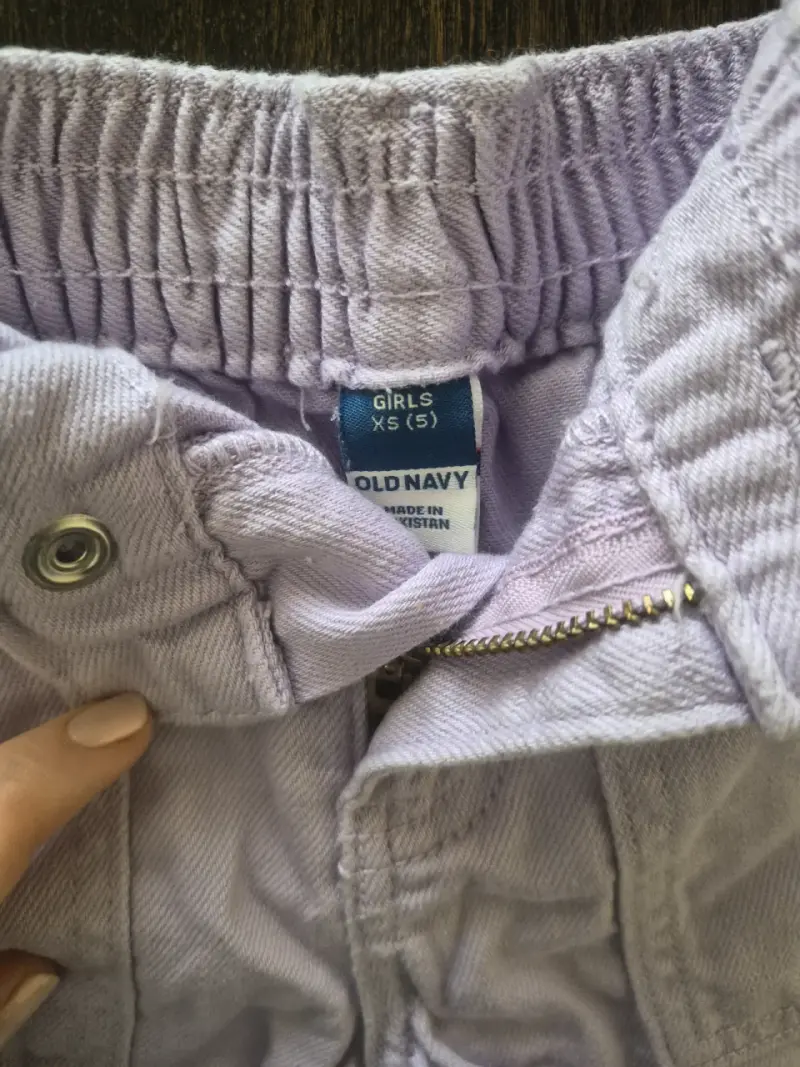 Shorts de niña lila Old Navy talla XS - 2