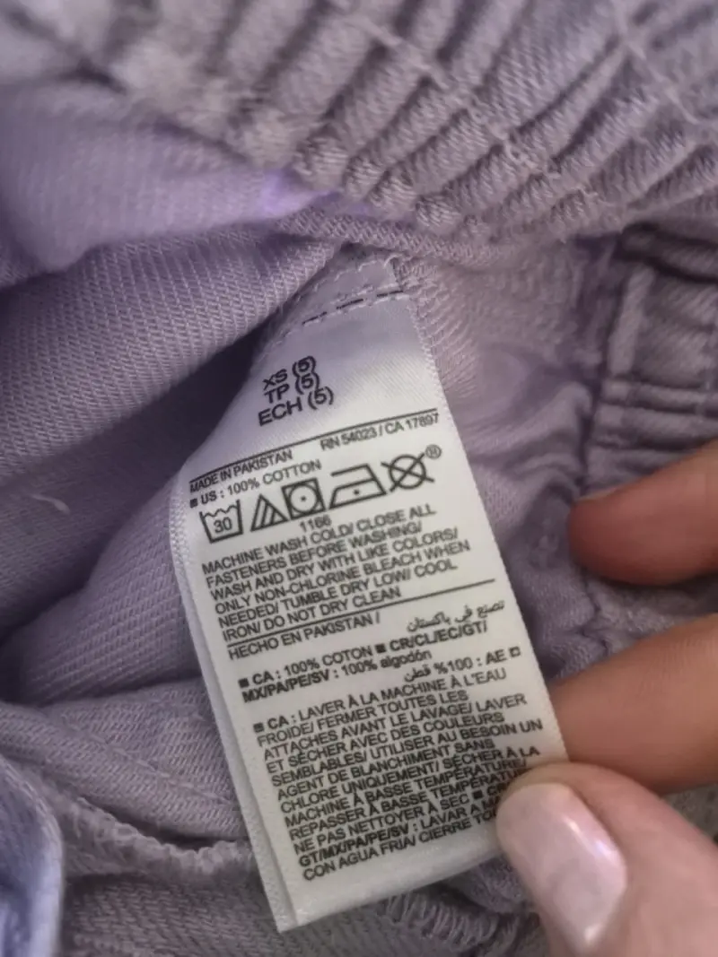 Shorts de niña lila Old Navy talla XS - 4