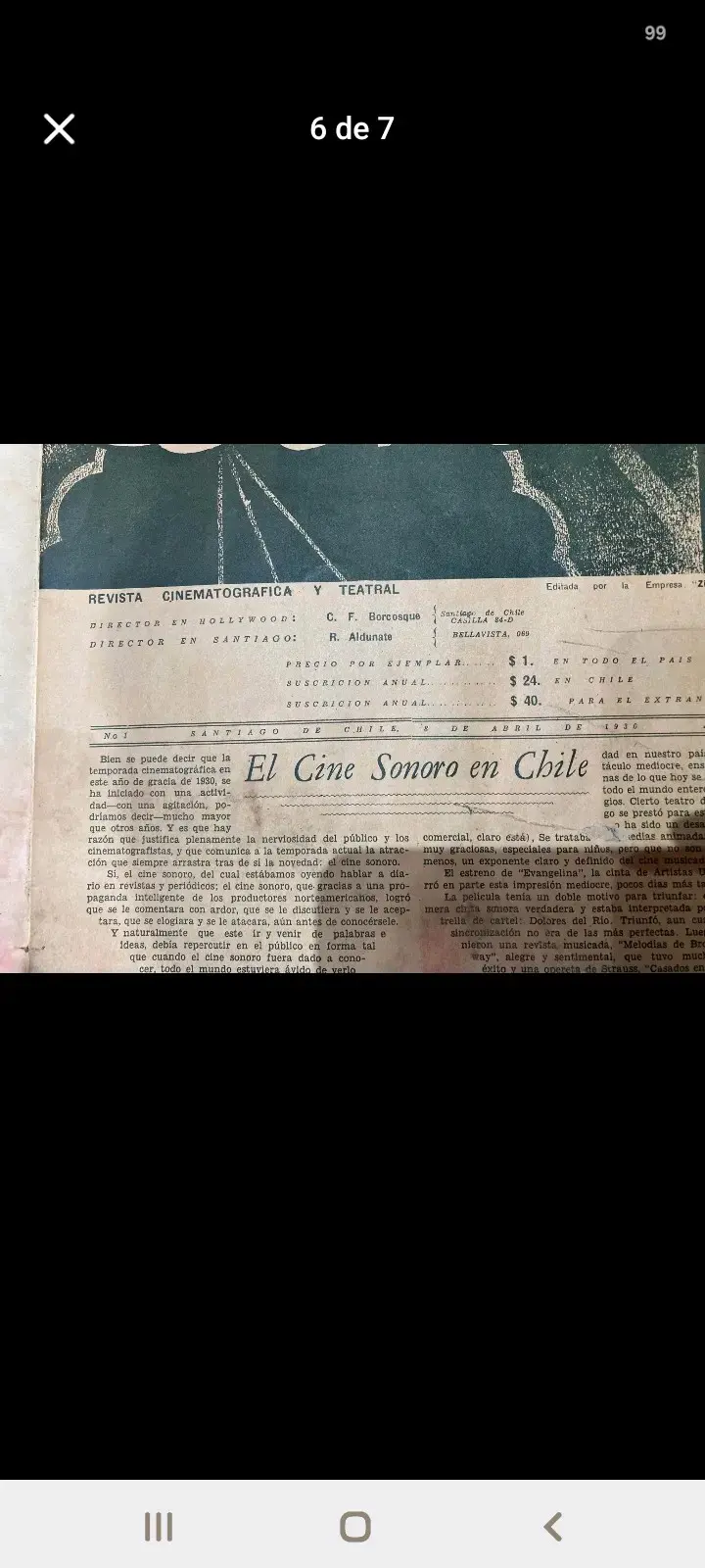 Revistas antiguas Ecran números 1 y 2 - 6