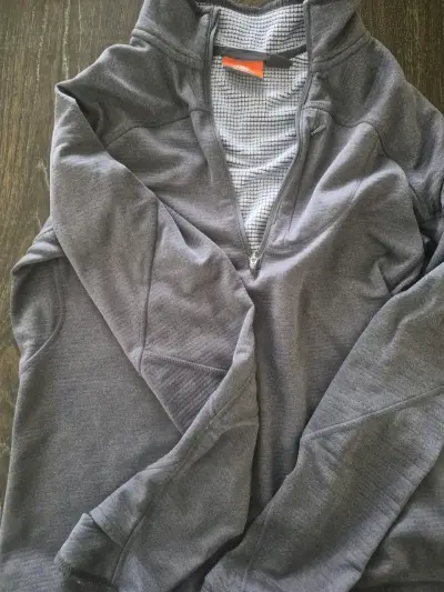 Polerón Merrell gris con cierre medio - miniatura 1