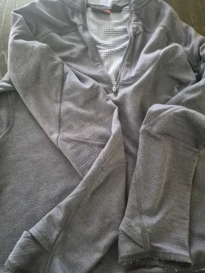Polerón Merrell gris con cierre medio - miniatura 4