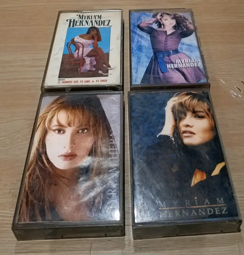 Cassettes de música de Myriam Hernández