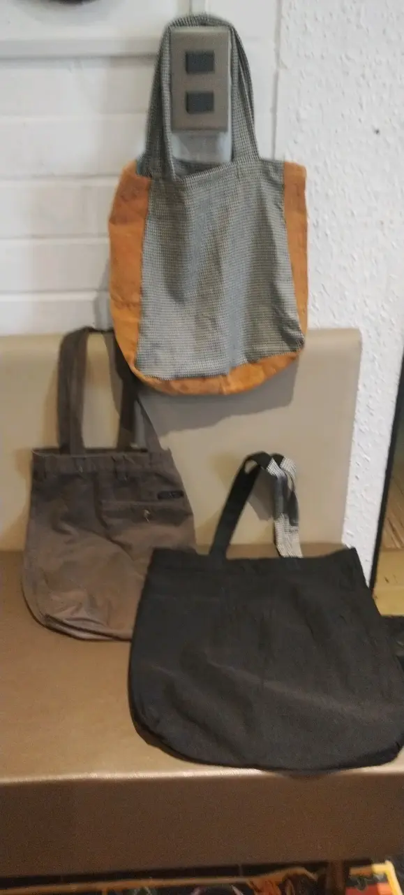 Set de bolsos de mezclilla reciclada - 7