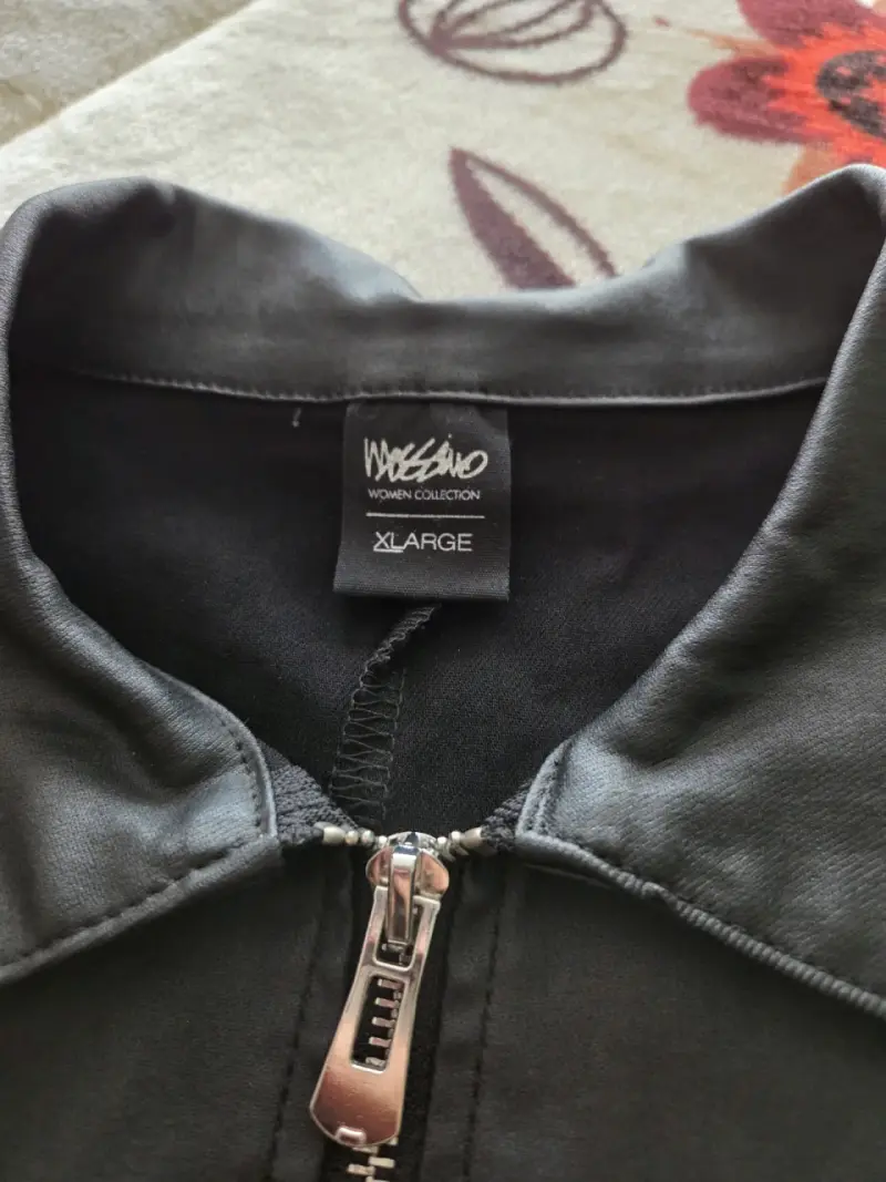 Chaqueta de cuero negra para mujer Massimo - 3