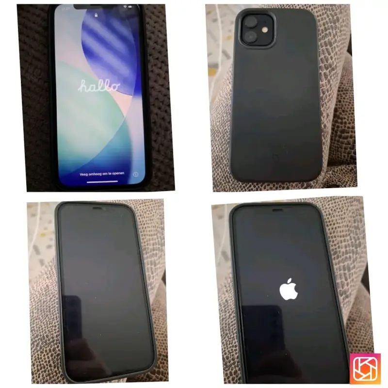 iPhone 12 en buen estado color negro