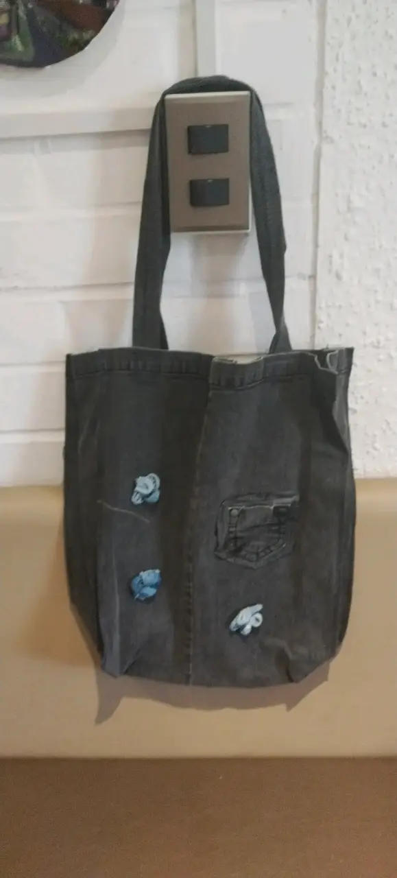 Set de bolsos de mezclilla reciclada - 12