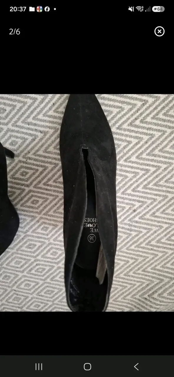 Zapatos de tacón negro modelo Kim talla 36 - 2