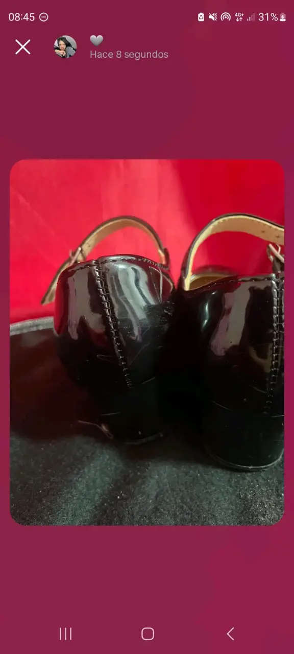 Zapatos de charol negros con hebilla - 2
