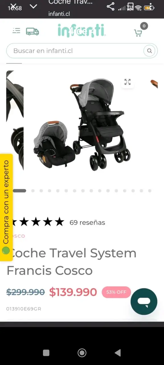 Coche Travel System Infanti Francis Cosco - 2