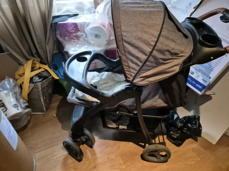 Coche de bebé Infanti plegable con huevito - 3