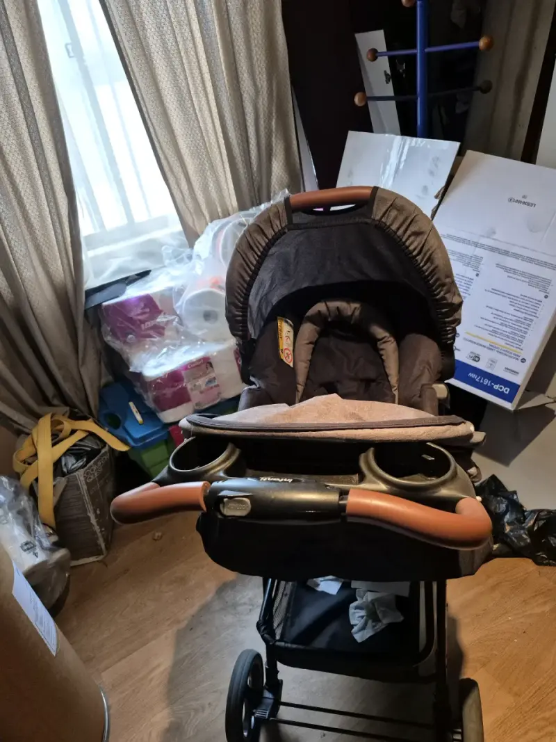 Coche de bebé Infanti plegable con huevito - 5