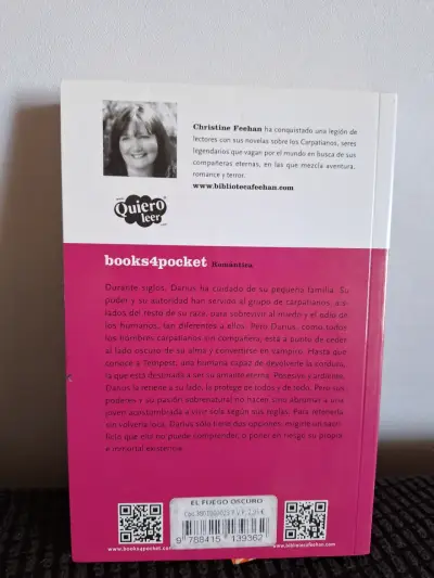 Libro 'El Fuego Oscuro' de Christine Feehan - miniatura 2