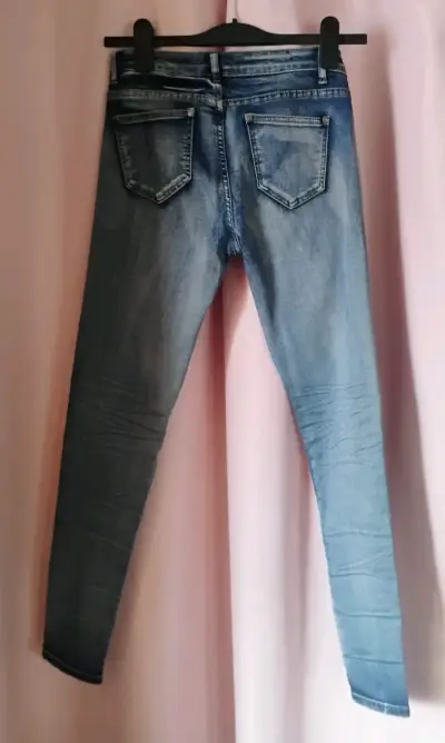 Jeans con lentejuelas animal print Sparkle - miniatura 5