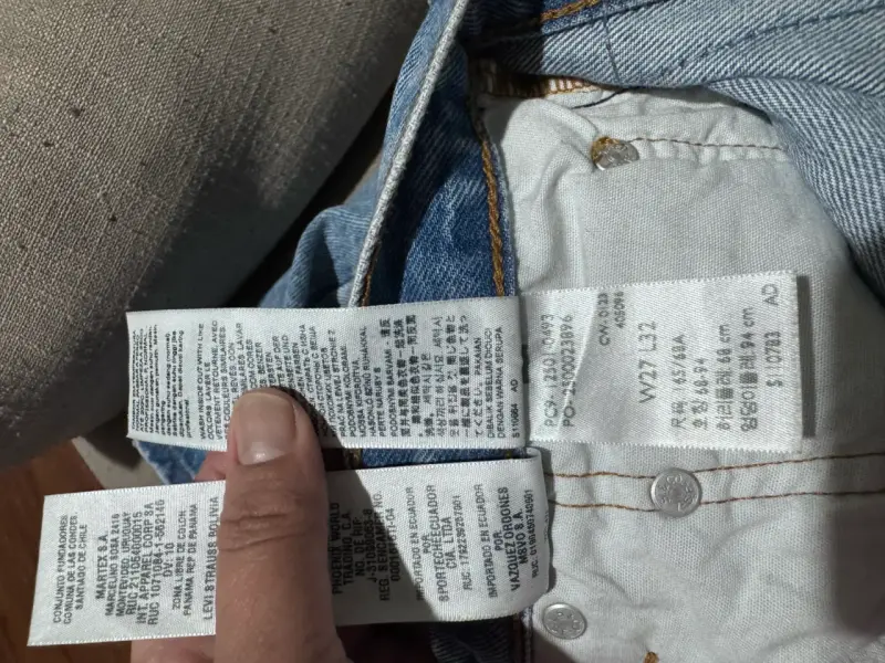 Jeans Levi's 501 desgastados para mujer - 4