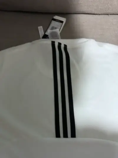 Polera Deportiva Blanca Adidas Mujer - miniatura 3