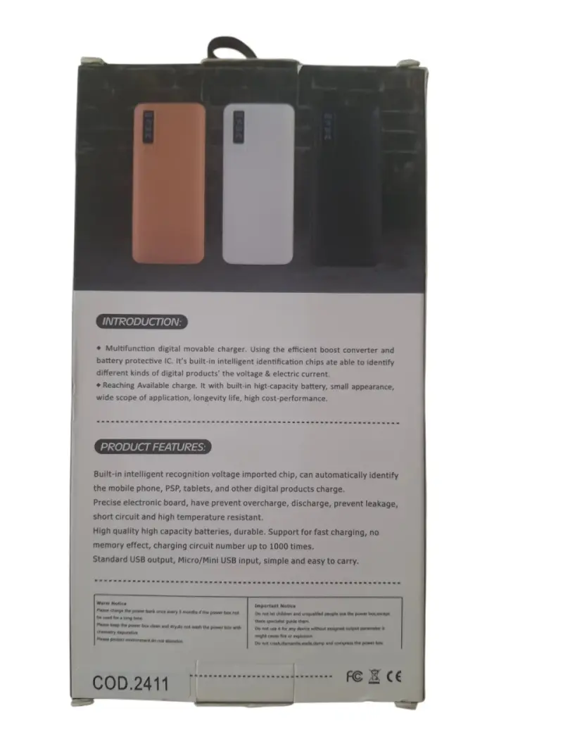 Power Bank 20000mAh con Carga Rápida - 2
