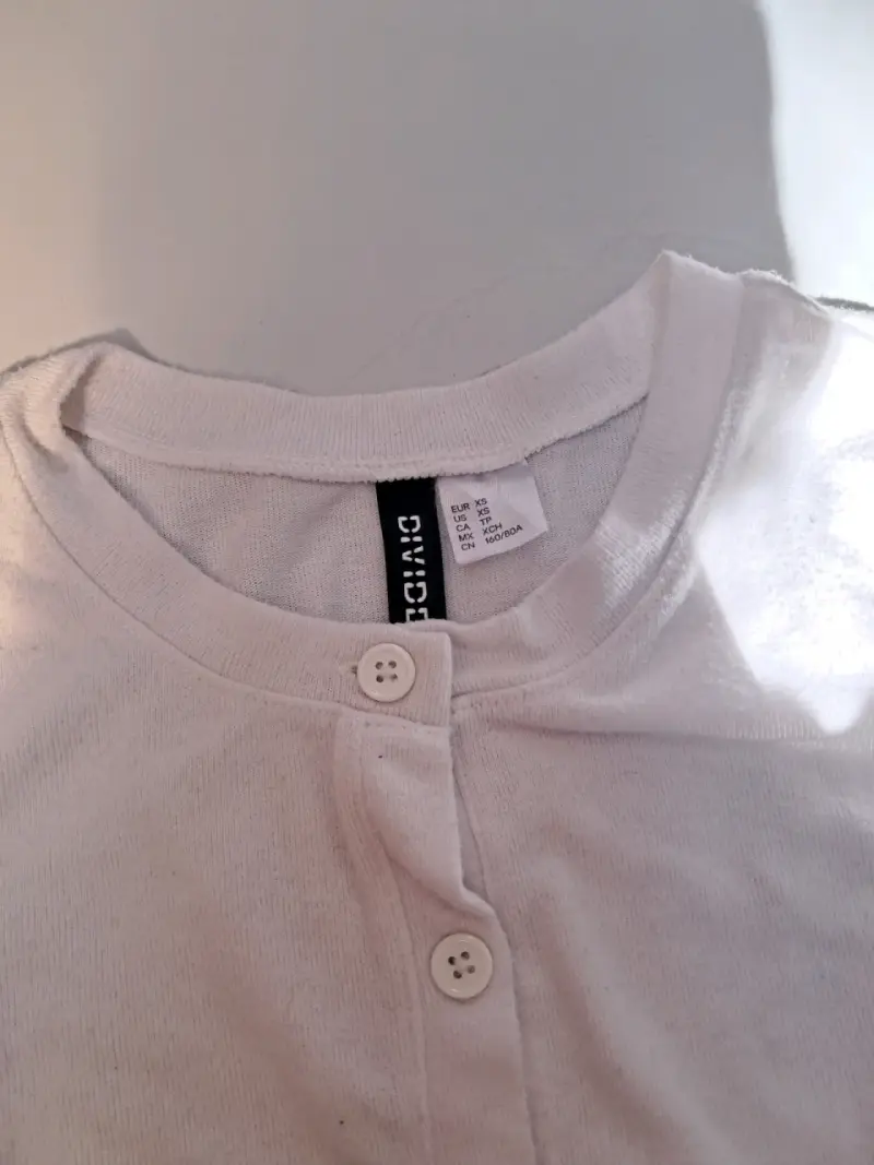 Cardigan de algodón para mujer talla xs hym - 2