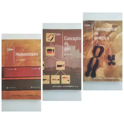 Set de libros de biología Editorial Alhambra - miniatura 1