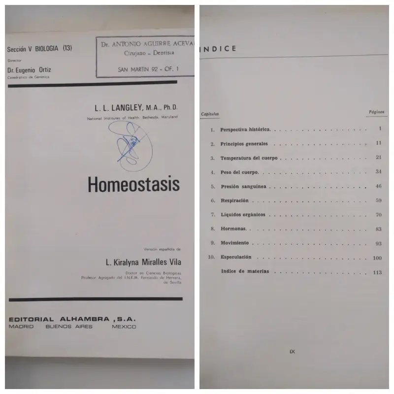 Set de libros de biología Editorial Alhambra - 4