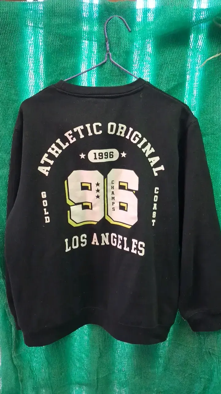 Polerón negro con diseño Los Angeles 96 - 4