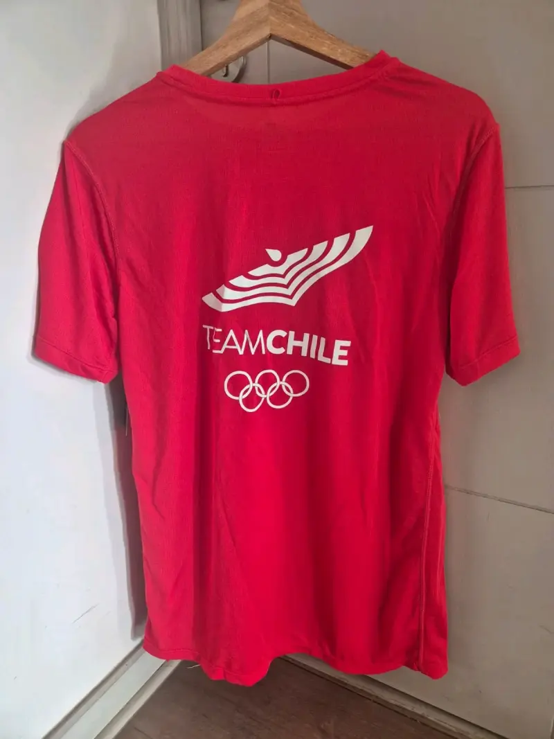 Polera Running Hombre New Balance Team Chile Roja - 3