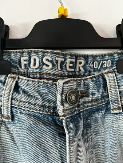 Jeans Foster Hombre Talla 40/30 Azul Claro - miniatura 3